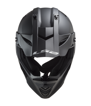 CASQUE CROSS MX437 FAST EVO MATT BLACK - LS2