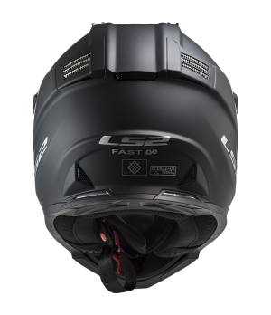 CASQUE CROSS MX437 FAST EVO MATT BLACK - LS2