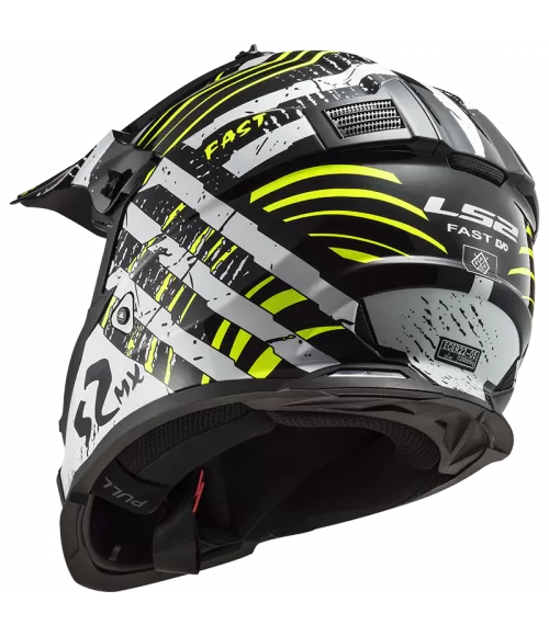 CASQUE CROSS MX437 FAST EVO VERVE - LS2