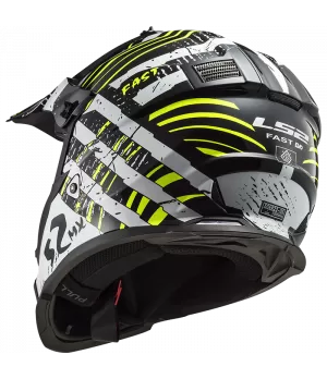 CASQUE CROSS MX437 FAST EVO VERVE - LS2