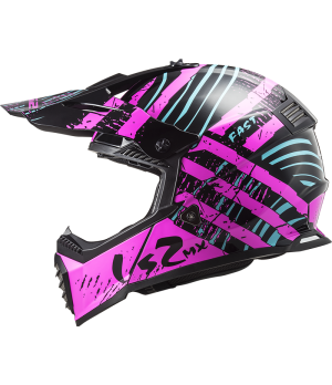 CASQUE CROSS MX437 FAST EVO VERVE - LS2