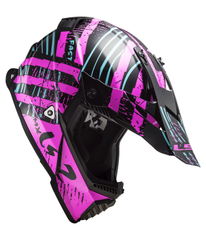 CASQUE CROSS MX437 FAST EVO VERVE - LS2