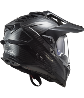 CASQUE CROSS MX701 C EXPLORER GLOSS CARBON - LS2