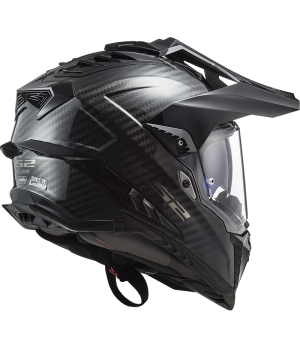 CASQUE CROSS MX701 C EXPLORER GLOSS CARBON - LS2