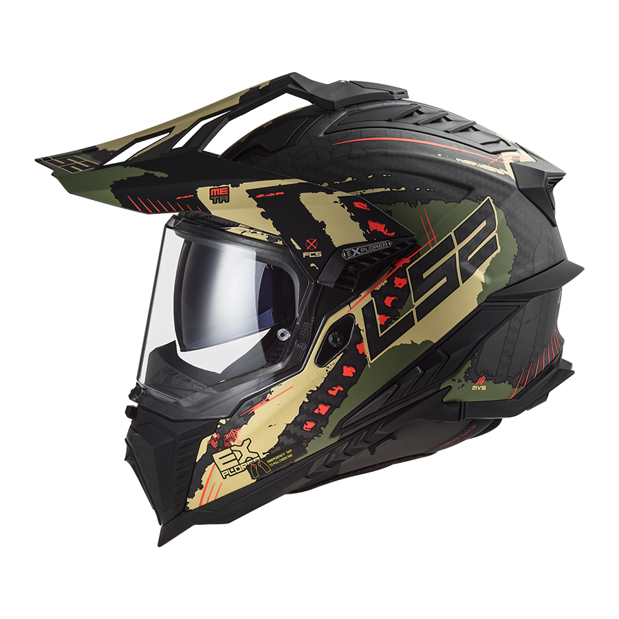 CASQUE CROSS MX701 C EXPLORER EXTEND - LS2