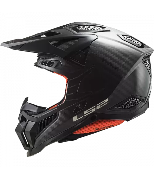 CASQUE CROSS MX703 C X-FORCE GLOSS CARBON - LS2