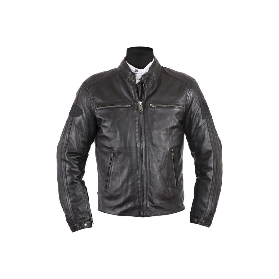 BLOUSON ACE CUIR RAG - HELSTONS