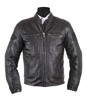 BLOUSON ACE CUIR RAG - HELSTONS