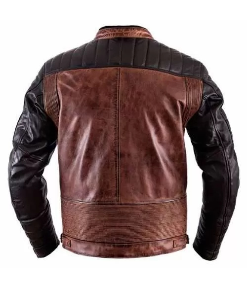 BLOUSON CRUISER CUIR RAG - HELSTONS