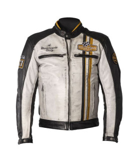 BLOUSON INDY CUIR RAG - HELSTONS