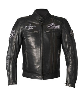 BLOUSON INDY CUIR RAG - HELSTONS