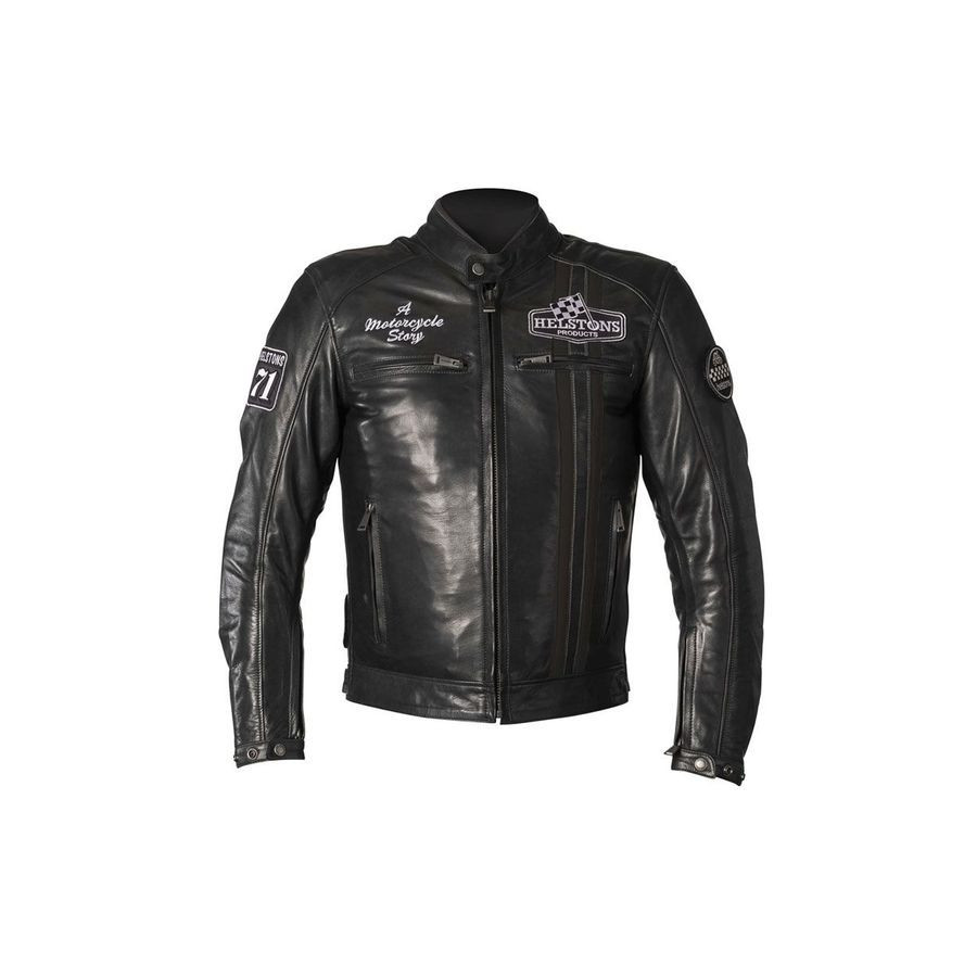 BLOUSON INDY CUIR RAG - HELSTONS