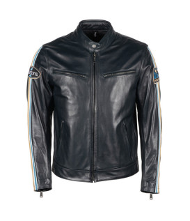 BLOUSON RACE CUIR ANILINE - HELSTONS