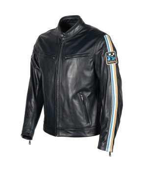 BLOUSON RACE CUIR ANILINE - HELSTONS