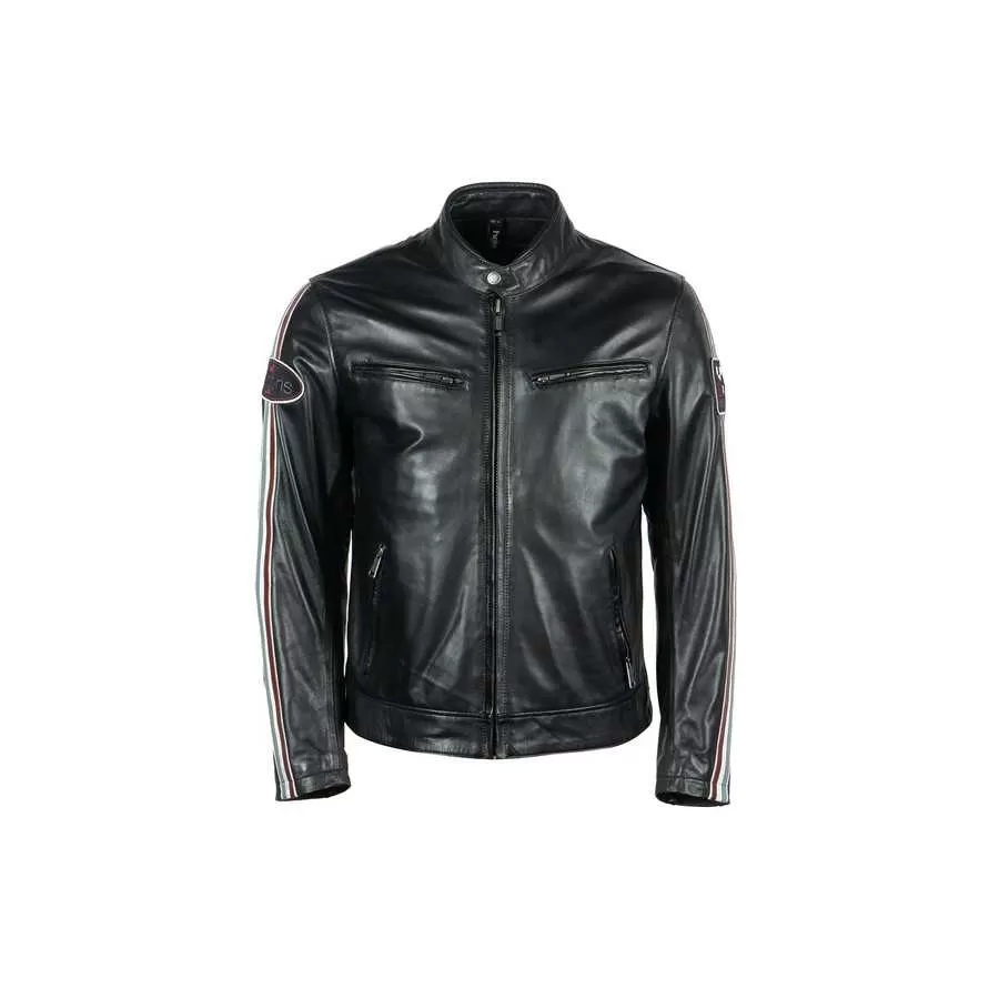 BLOUSON RACE CUIR ANILINE - HELSTONS