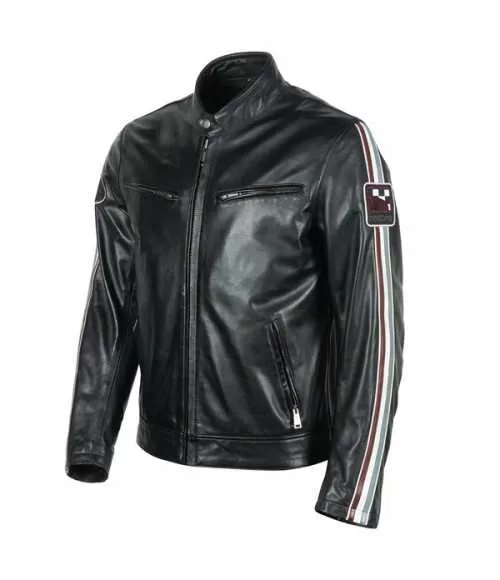 BLOUSON RACE CUIR ANILINE - HELSTONS