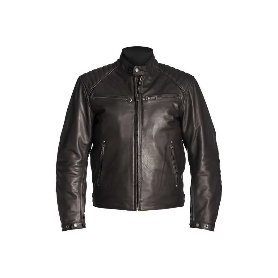 BLOUSON ROCKET CUIR BUFFALO - HELSTONS