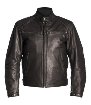 BLOUSON ROCKET CUIR BUFFALO - HELSTONS