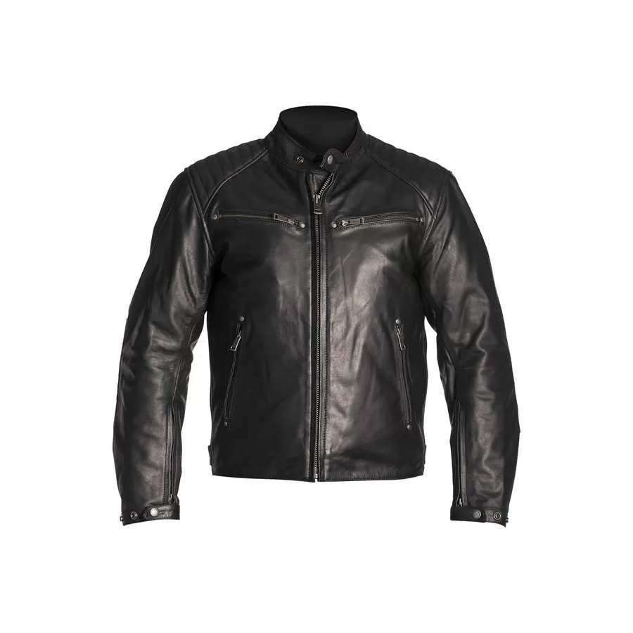 BLOUSON ROCKET CUIR BUFFALO - HELSTONS