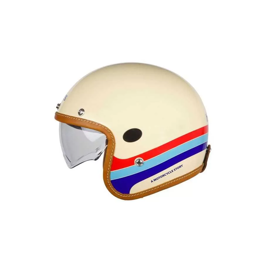 CASQUE JET MORA HELMET FIBRE DE CARBONE - HELSTONS