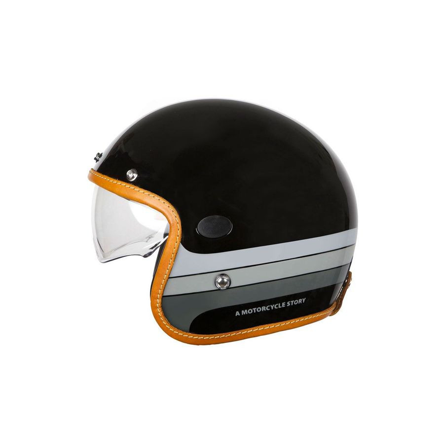 CASQUE JET MORA HELMET FIBRE DE CARBONE - HELSTONS