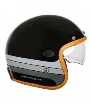 CASQUE JET MORA HELMET FIBRE DE CARBONE - HELSTONS