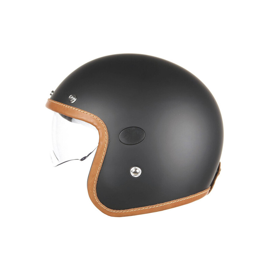 Casque Jet Naked Helmet Fibre De Carbone Helstons